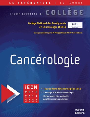 Cancérologie : iECN 2018, 2019, 2020