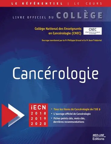 Cancérologie : iECN 2018, 2019, 2020