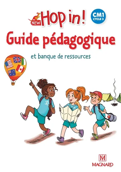 New hop in ! CM1, cycle 3 : guide pédagogique avec CD-ROM banque de ressources