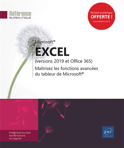 Microsoft Excel : versions 2019 et Office 365 : maîtrisez les fonctions avancées du tableur de Microsoft