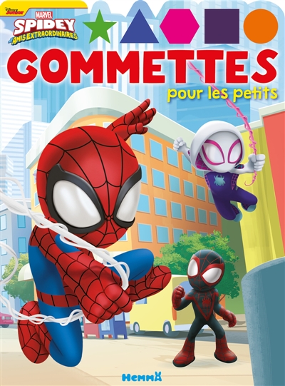 marvel spidey et ses amis extraordinaires : gommettes pour les petits (team spidey)