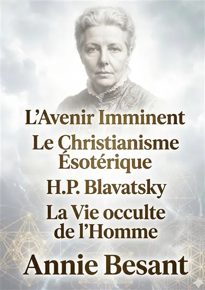 L’Avenir Imminent : Le Christianisme Esotérique ou Les Mystères Mineurs - H.P. Blavatsky et Les Maîtres de la Sagesse - La Vie occulte de l’Homme : Les oeuvres majeures d'Annie Besant sur les Fondements de la Théosophie et l'Evolution Spirituelle de l'Humanité