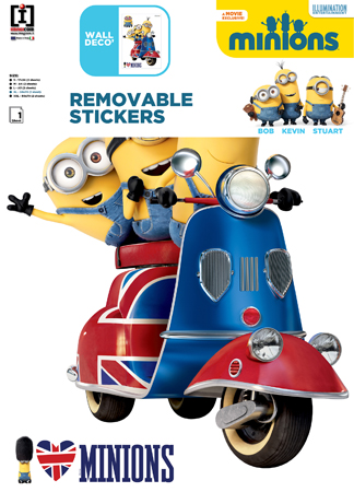 Minions : scooter portrait : sticker