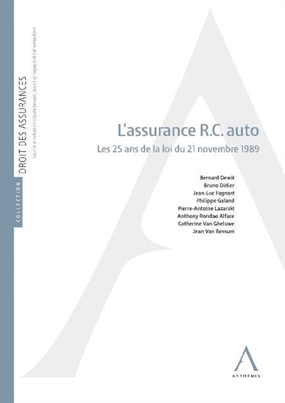L'assurance RC auto : les 25 ans de la loi du 21 novembre 1989