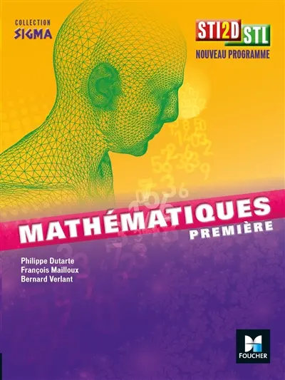 Mathématiques, 1re ST2SD-STL