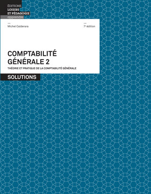 comptabilité générale : théorie et pratique de la comptabilité générale : solutions. vol. 2