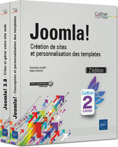 Joomla ! : création de sites et personnalisation des templates : coffret 2 livres