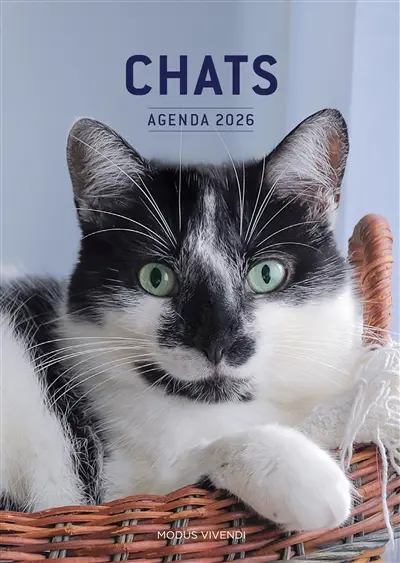 Chats : Agenda 2026 : Soyez heureux au gré des ronrons !
