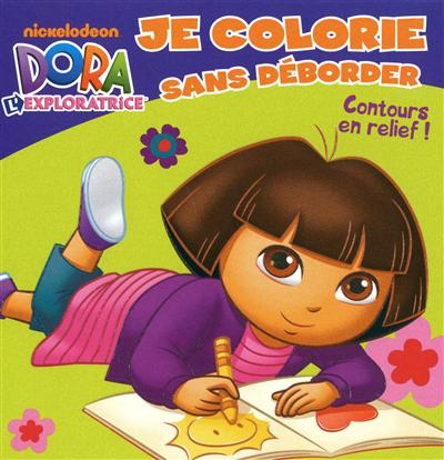 Je colorie sans déborder Dora l'exploratrice