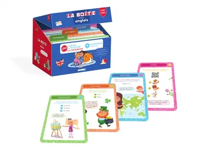 La boîte à défis anglais, CM1, CM2 : 100 cartes à piocher pour progresser