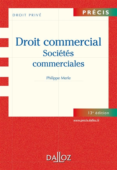 Droit commercial : sociétés commerciales