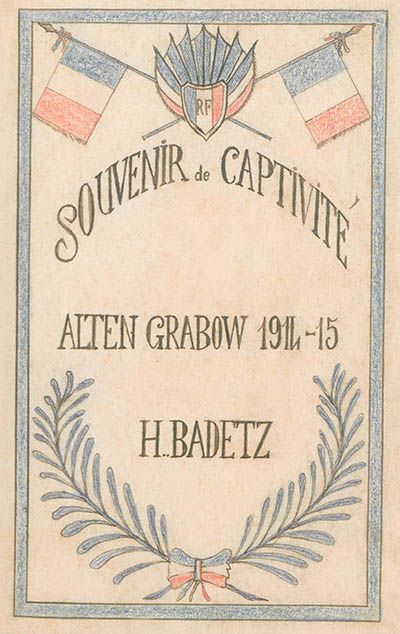 Souvenir de captivité : Alten Grabow, 1914-15