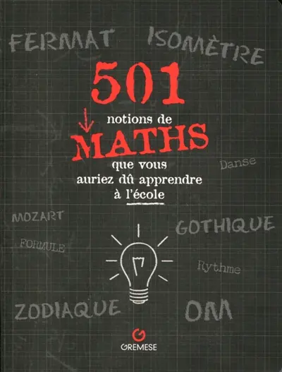 501 notions de maths que vous auriez dû apprendre à l'école