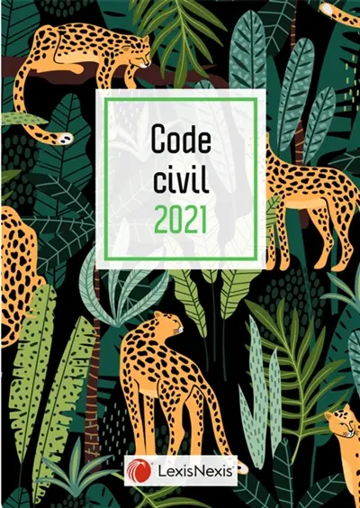 Code civil 2021 : jaquette panthères