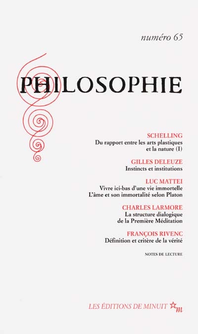 Philosophie, n° 65