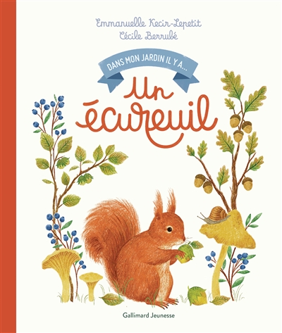 Dans mon jardin, il y a.... Un écureuil