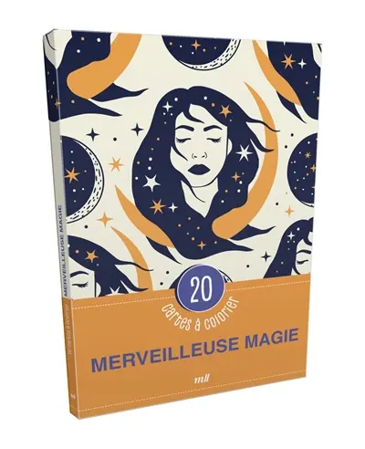 Merveilleuse magie : 20 cartes à colorier