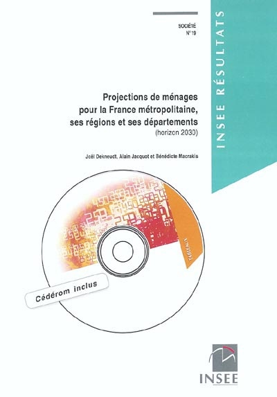 Projections de ménages pour la France métropolitaine, ses régions et ses départements : horizon 2030