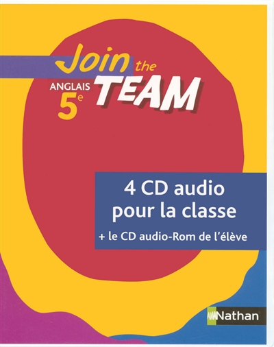 Join the team, anglais 5e : CD audio classe 2007
