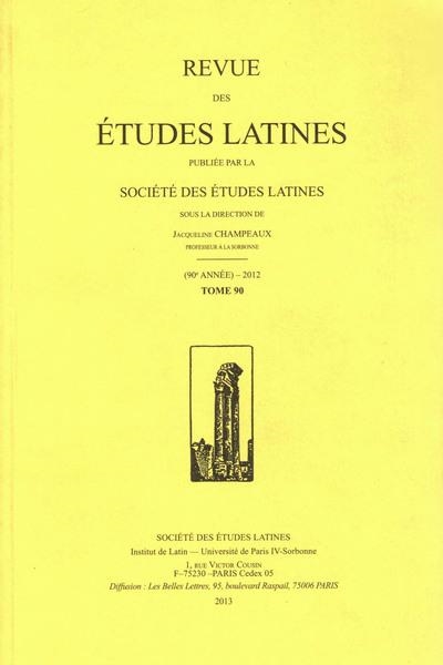 Revue des études latines,...