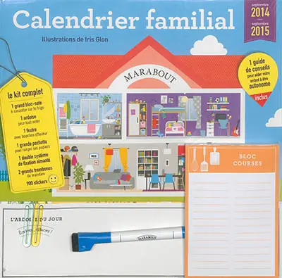 Calendrier familial : septembre 2014-septembre 2015 : le kit complet