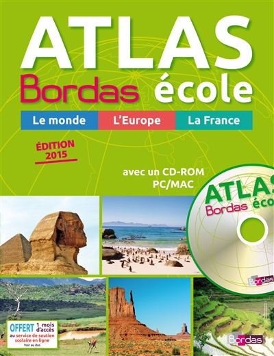 Atlas Bordas école avec son Cd
