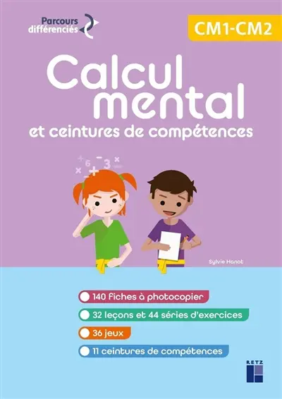Calcul mental et ceintures de compétences : CM1, CM2