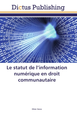 Le statut de l'information...