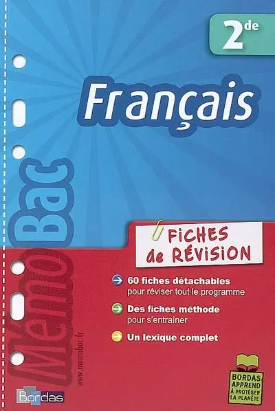 Français, seconde