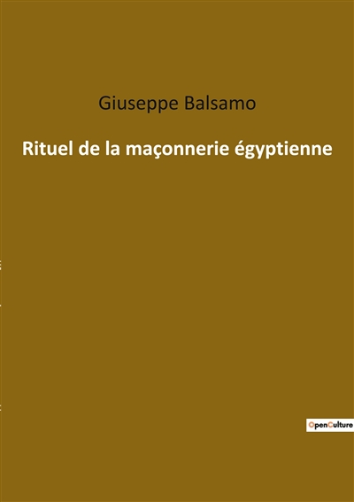 Rituel de la maçonnerie...