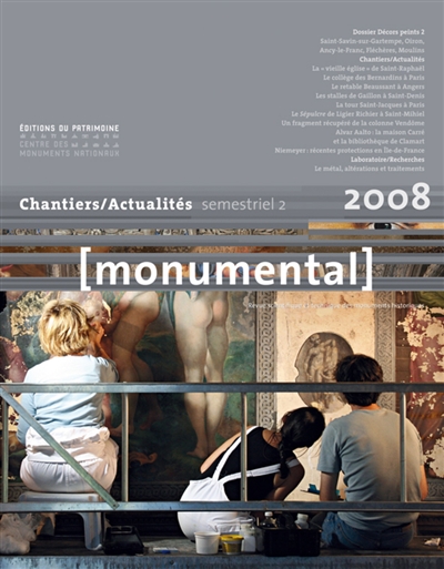 Monumental, n° 2 (2008). Chantiers-actualités