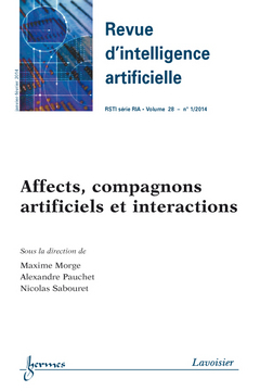 Revue d'intelligence artificielle, n° 1 (2014). Affects, compagnons artificiels et interactions