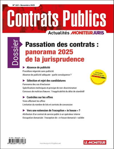 Contrats publics,...