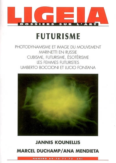 Ligeia, n° 69 à 72. Futurisme