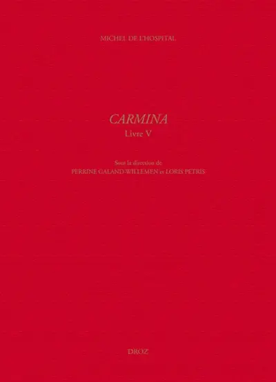 Carmina. Vol. 5