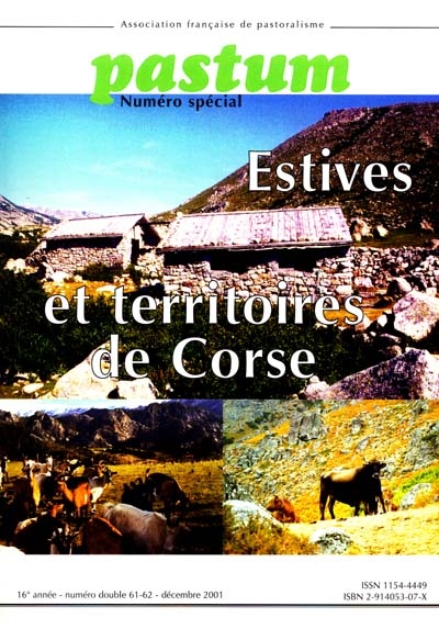 Pastum, n° 61-62. Estives et territoires de Corse