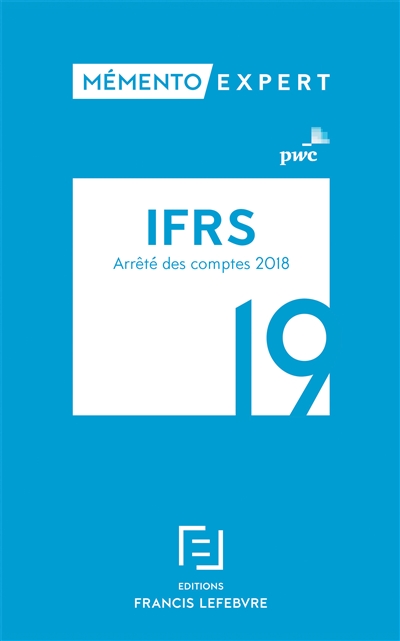 IFRS 2019 : arrêté des...