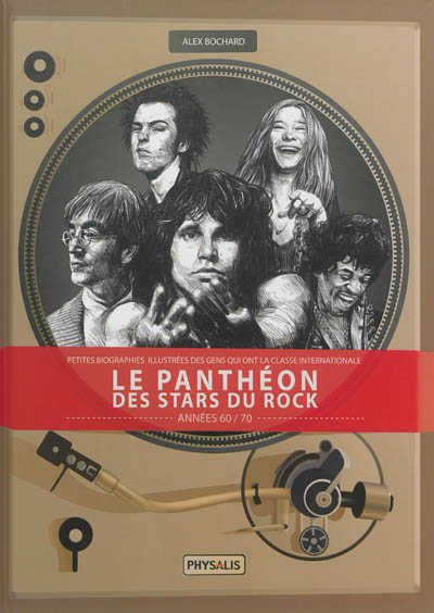 Le panthéon des stars du rock : petites biographies illustrées des gens qui ont la classe internationale. Vol. 1. Années 60-70