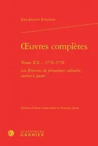 Oeuvres complètes. Vol. 20. 1776-1778