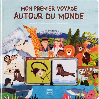 Mon premier voyage autour du monde : avec un jeu de mémo sur les animaux