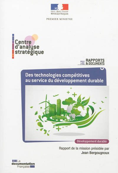 Des technologies compétitives au service du développement durable