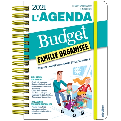 L'agenda budget famille organisée 2021 : de septembre 2020 à août 2021