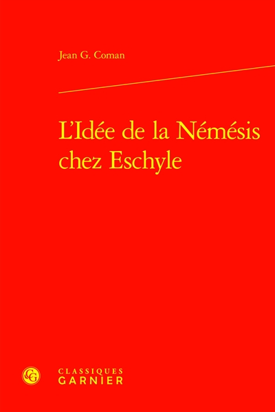 L'idée de la Némésis chez Eschyle