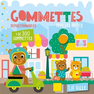 La ville : gommettes repositionnables pour les petits