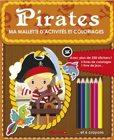 Pirates : ma mallette d'activités et coloriages