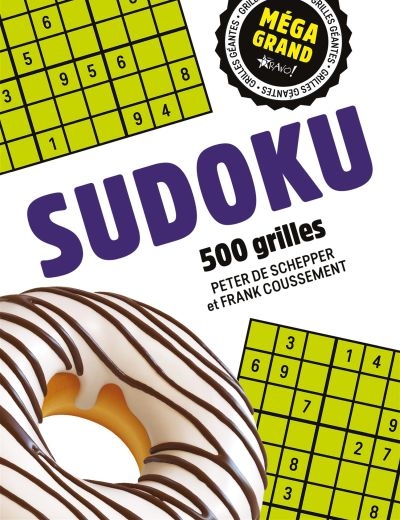 Méga grand : Sudoku : 500 grilles