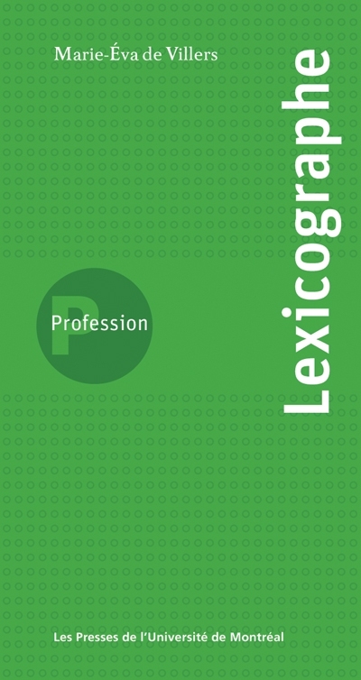 Profession, lexicographe