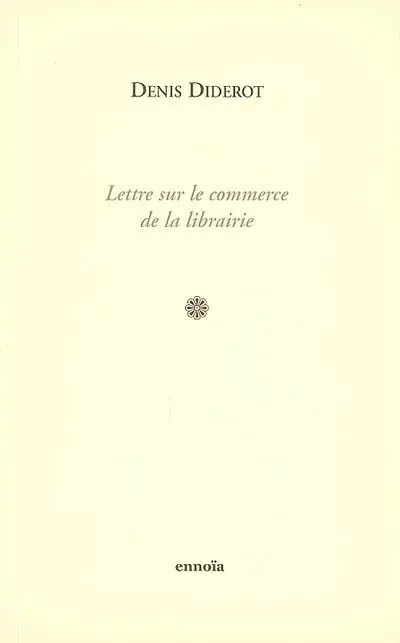 Lettre sur le commerce de la librairie