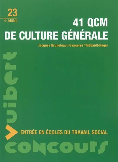 41 QCM de culture générale : entrée en écoles du travail social