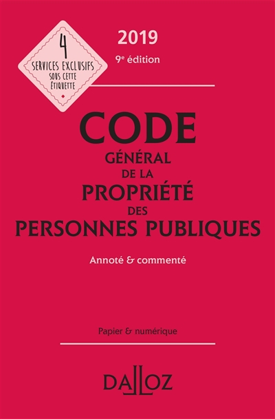 Code général de la propriété des personnes publiques 2019